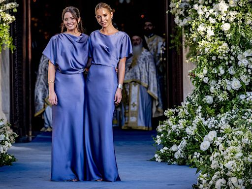 Princess Olympia of Greece attends Princess Theodora's wedding