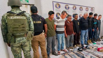 Detienen en Teloloapan a ocho hombres armados con equipo del CJNG y la Policía Comunitaria