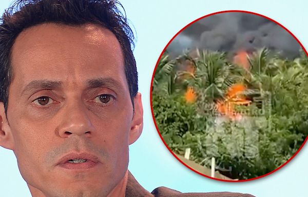 Marc Anthony's Dominican Republic House Catches Fire, Caught on Video