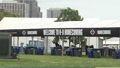 Milwaukee lakefront transformed for Harley-Davidson Homecoming