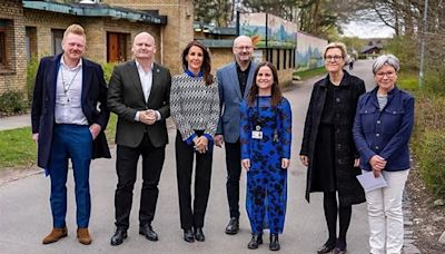 La princesa Marie, por primera vez en Dinamarca en actos oficiales desde la proclamación de Federico X