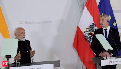 Killing of innocent people is unacceptable: PM Modi in joint statement with Austria Chancellor - The Economic Times