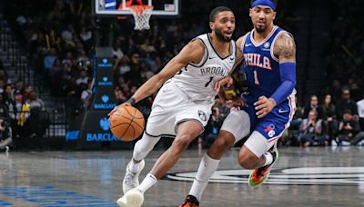 How can the Philadelphia 76ers acquire Mikal Bridges from Nets in a trade?