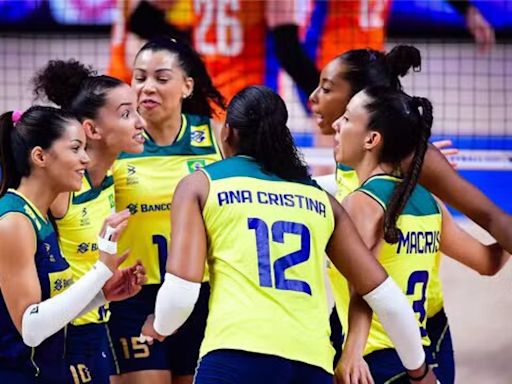 Brasil vence Holanda e mantém invencibilidade na Liga das Nações de vôlei feminino | Esporte | O Dia