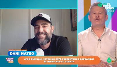 Dani Mateo desvela el motivo por el que no está en Zapeando: "No me puedo reír, que me duele"