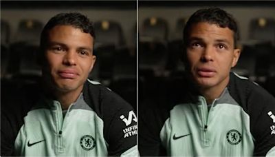 Thiago Silva annuncia l’addio al Chelsea in lacrime: “Spero di poter tornare qui un giorno”