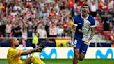 Rodrigo De Paul marcó un gol después de seis meses para Atlético de Madrid y el primer festejo de Facundo Buonanotte en Brighton