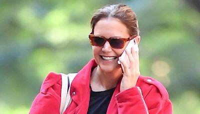 Katie Holmes Gives a Very "Katie" Outfit Formula the Fall Revamp