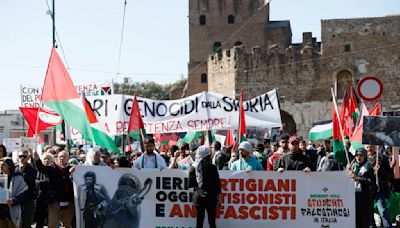 Controversy over spiked antifascist speech dominates Italy's Liberation Day anniversary