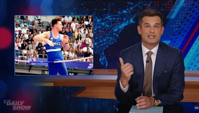 ‘Daily Show’ Pitches Well-Endowed Pole Vaulter as Kamala’s VP