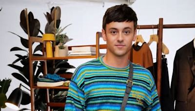 Tom Daley shares the incredibly detailed stitching in his patchwork vest project