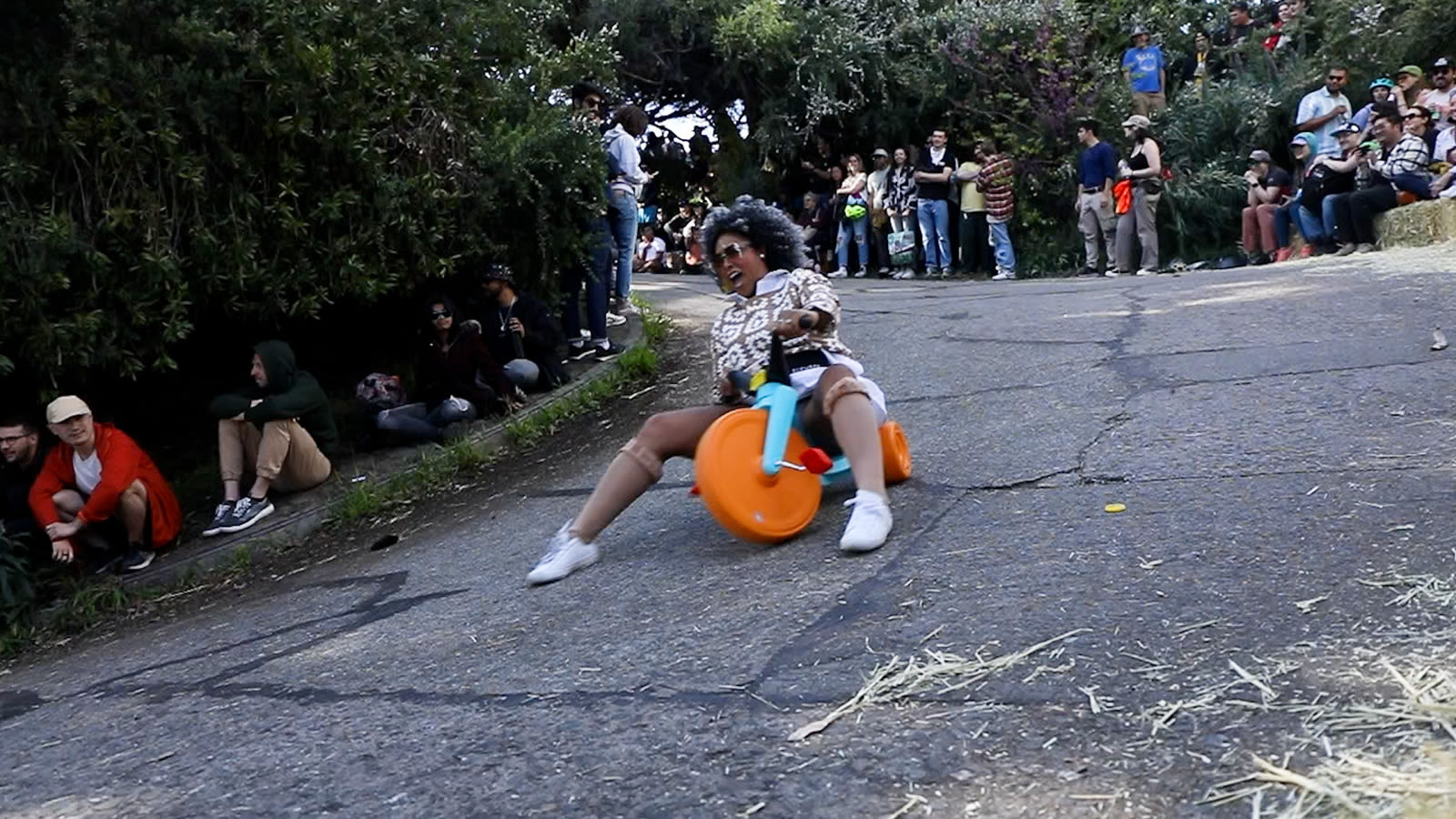 Bring your own big wheel and let the good times roll down San Francisco's "crookedest" street
