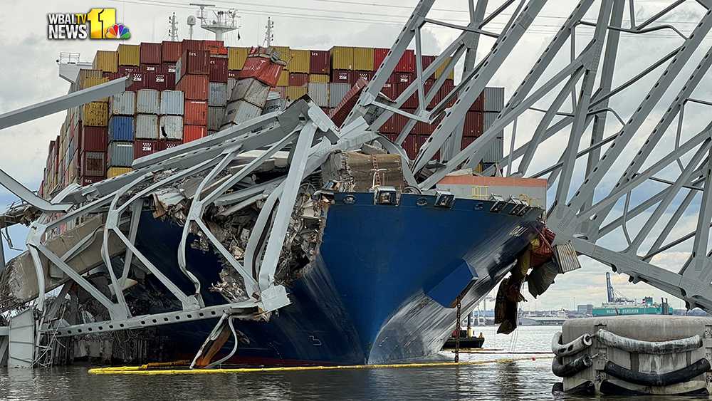 Explosives to free ship from Key Bridge wreckage, crew to shelter in place