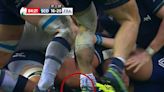 Seis Naciones: por qué el referí no dio el try de Escocia en el final ante Francia y el momento en que estuvo a punto de validarlo