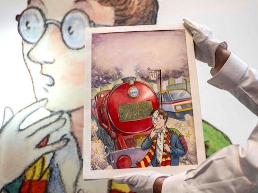 Original 'Harry Potter' cover art sells for $1.9 million at auction