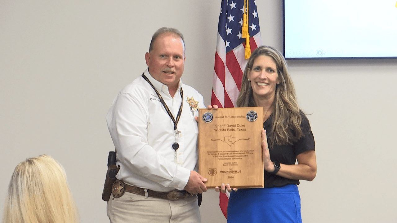 'First recipient': Sheriff surprised with mental health, leadership award
