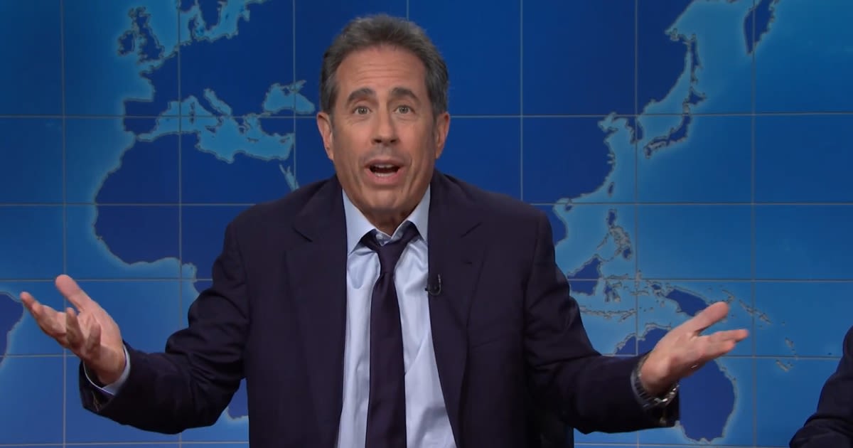 Jerry Seinfeld jokes he used to be 'funny' like Ryan Gosling before his 'Unfrosted' press tour