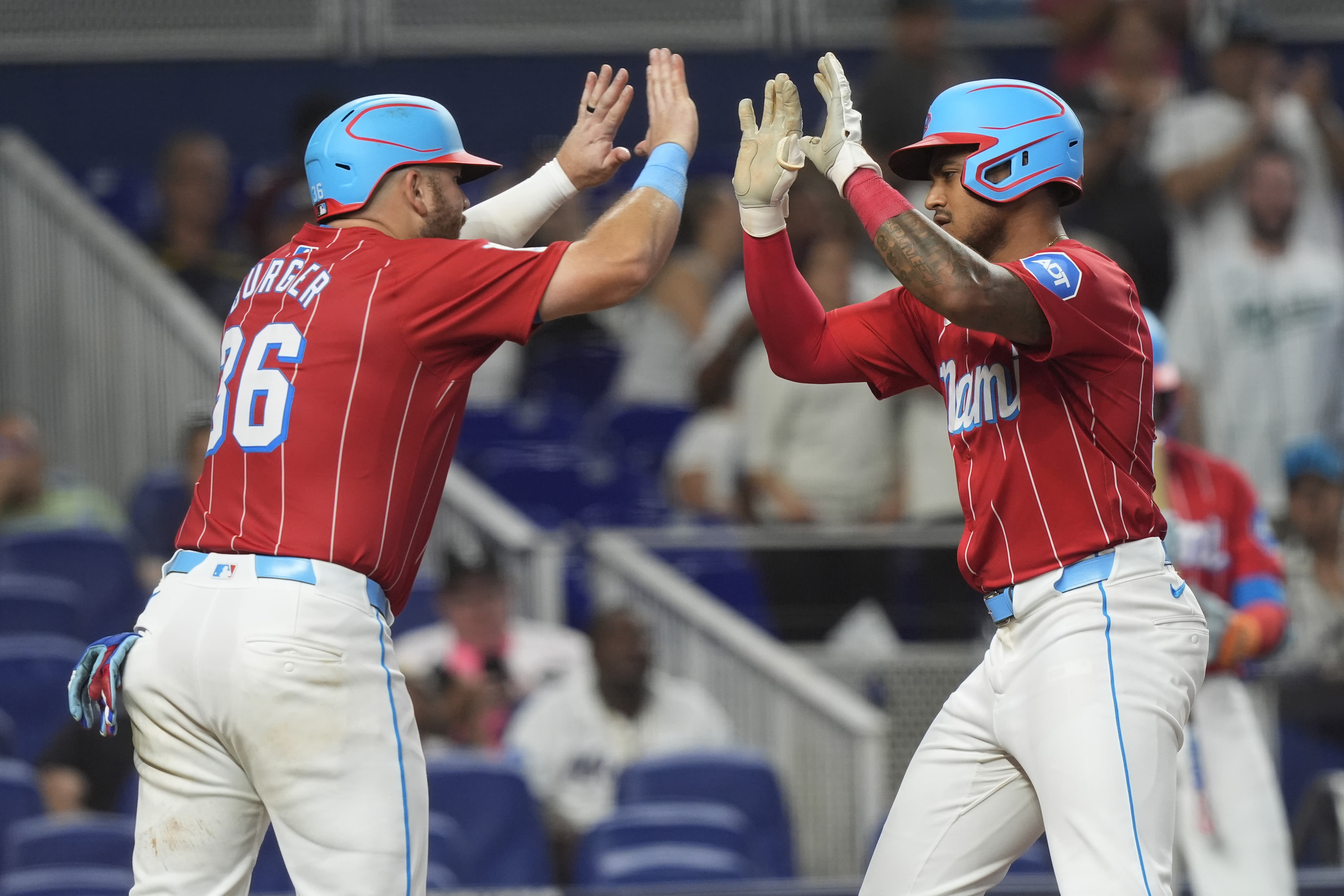 Dane Myers' 2-run homer in 7th inning lifts Marlins past White Sox in matchup of MLB's worst teams