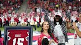 Watch: Davante Adams has Fresno State No. 15 jersey retired next to Derek Carr No. 4