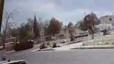 VIDEO: Car goes airborne and flips on side in southeast Albuquerque neighborhood