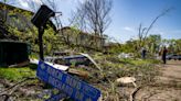 Trees downed, homes damaged in Pleasant Hill after tornadoes sweep through area.