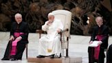 Pope Francis says he's 'not well' amid public audience after canceling Dubai trip