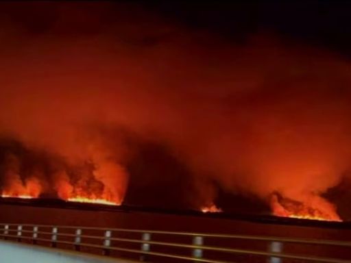 Crews monitoring area in Merritt Island Wildlife Refuge after lightning strike sparks fire