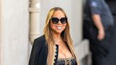 Mariah Carey Stops Everyone in Their Tracks in an Ultra Mini Sequined Dress