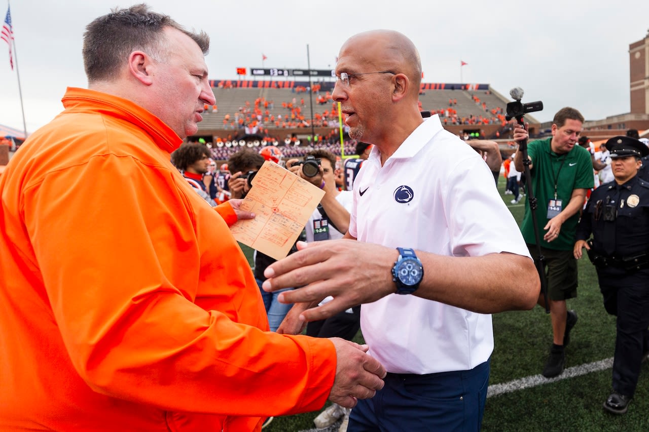 Illinois' Bielema on Penn State's call for White Out energy: 'Whatever the hell that means'