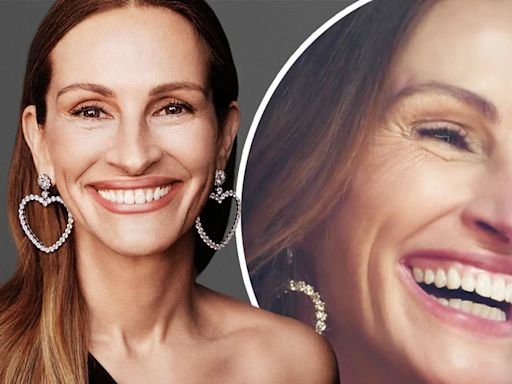 Julia Roberts, 56, flashes her Pretty Woman smile for jewelry shoot
