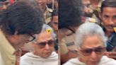 Jaya Bachchan Gives Paparazzi A 'Death Stare' at Crowded Polling Booth; Amitabh Holds Her | Watch - News18