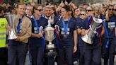 'We'll be back for more': Barca women's team celebrate quadruple with fans