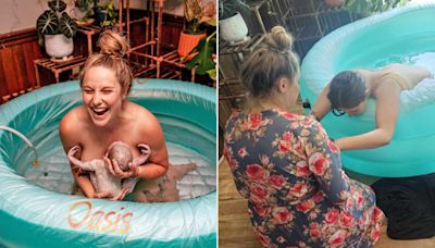 Woman Welcomes Baby at Home. 8 Hours Later, She Coaches Her Sister Through Birth — In the Same Tub (Exclusive)