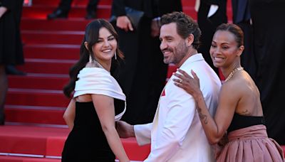 Selena Gomez and Zoe Saldana emotional after standing ovation at Cannes