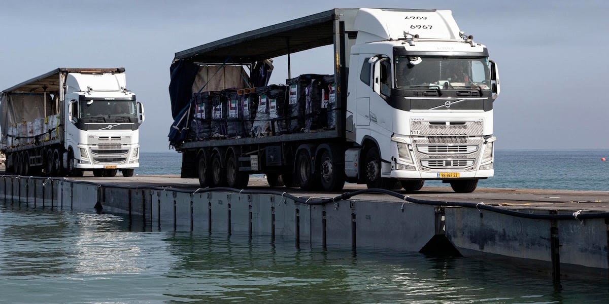 US-built pier in Gaza reconnected after repairs, aid expected to flow soon, US Central Command says