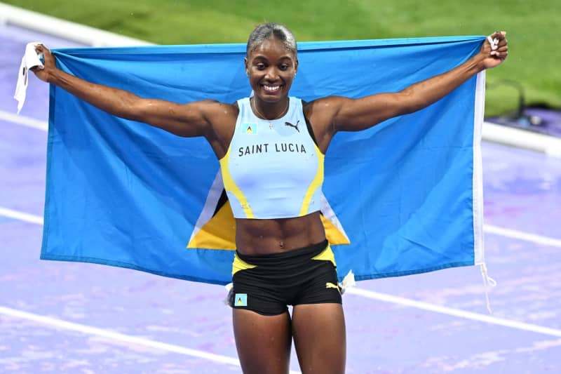 Alfred inspired by Bolt to make history for St Lucia with 100m gold