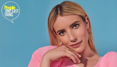 One Last Thing with Emma Roberts: Why She and Her Boyfriend Cried So Hard They Ended Up Laughing (Exclusive)