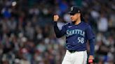 Castillo throws 7 shutout innings, then Mariners bullpen hangs on to beat Braves