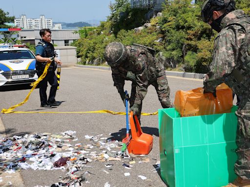 Corea del Norte vuelve a enviar globos con basura a Corea del Sur