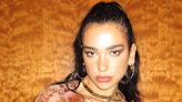 Dua Lipa Is Absolute Fire in a Plunging, Lace-Up Shirt and Pant Set