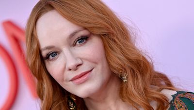 Christina Hendricks Puts On a Busty Display in Rare Red Carpet Appearance