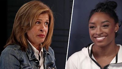 EXCLUSIVE: Simone Biles explains to Team USA that Hoda Kotb is the ‘gymnastics Olympic mother'