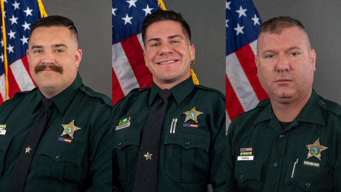 ‘Florida heroes:’ What we know about the 3 Lake County deputies shot in ambush attack