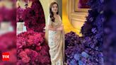 Nita Ambani Ivory Sari: Olmypics 2024: Nita Ambani rules over Paris in an ivory sari | - Times of India