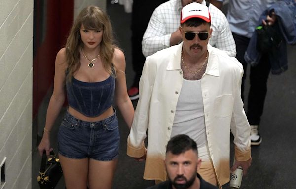 Taylor Swift and Travis Kelce Hold Hands After Chiefs' Season-Opener Win: See the Photos!