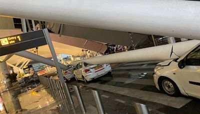 Roof collapses at Delhi Airport's terminal 1 injures four