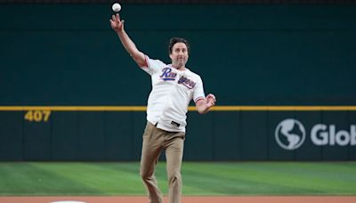 Luke Wilson talks throwing first pitch at Rangers game, You Gotta Believe and more