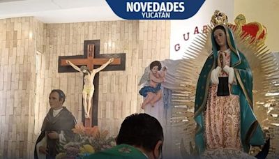 Fiesta guadalupana en la capilla de San Martín de Porres