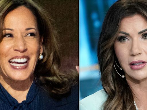 Kristi Noem's Jab About Kamala Harris Looking 'Crazy' Goes Left... And Woof