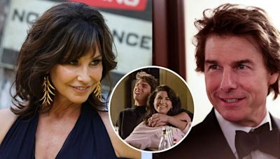 Gina Gershon golpeó por accidente a Tom Cruise durante la grabación de una escena de amor: “Casi le rompo la nariz”